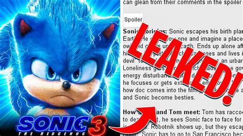 sonic 3 shadow leak|Sonic the Hedgehog 3 Movie Set Photos Leaked